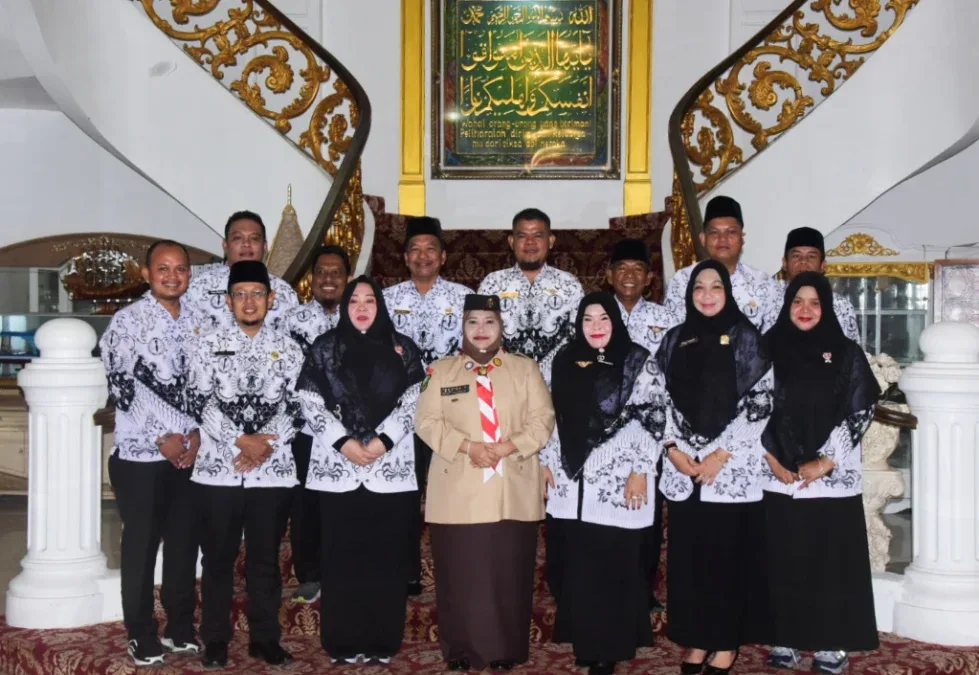 Kasmarni Perkuat Sinergi dengan PGRI untuk Majukan Pendidikan Bengkalis