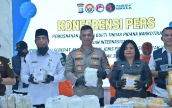 Pengungkapan Narkoba Bengkalis April 2026 Tembus 84 Kasus