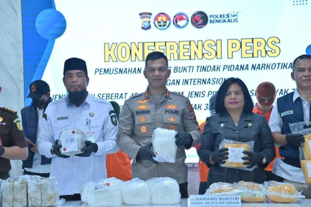 Pengungkapan Narkoba Bengkalis April 2026 Tembus 84 Kasus