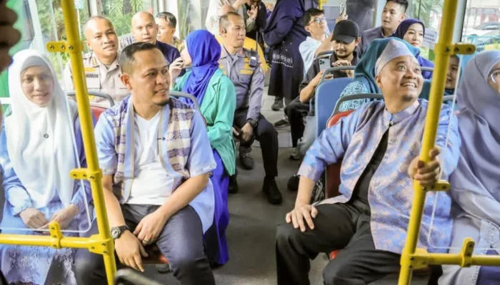 Pekanbaru Uji Coba Bus Listrik, Dilengkapi 18 CCTV dan Terhubung ke Polisi