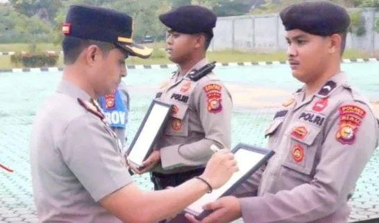 Dua Personel Polres Rohul Resmi Di-PTDH