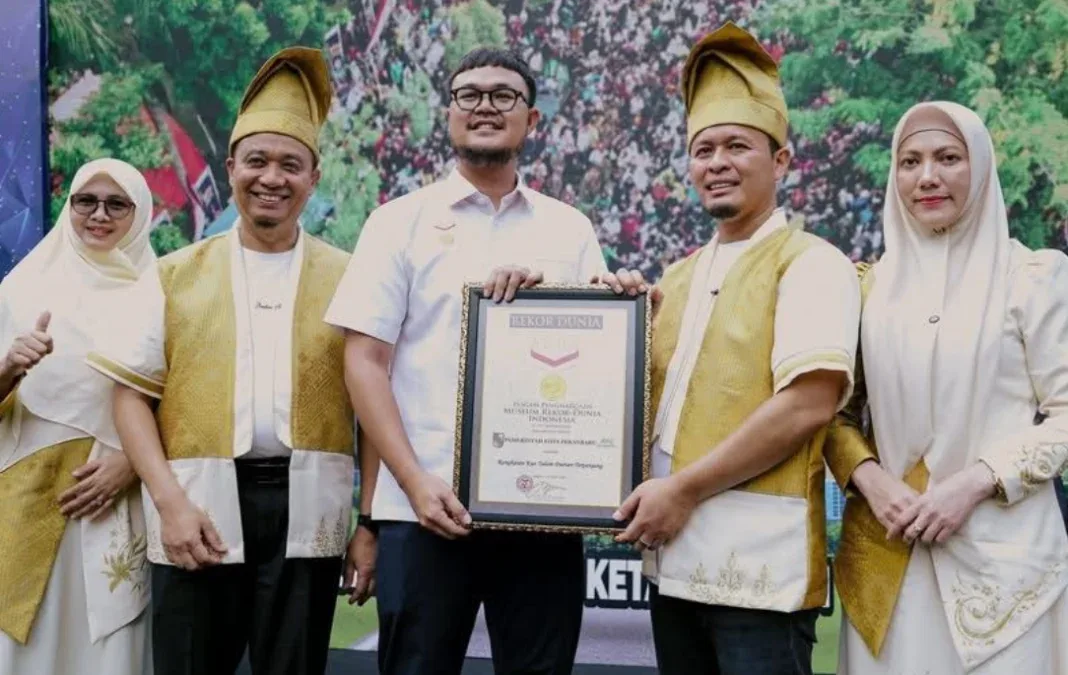 Festival Kue Talam Ketan Durian Pekanbaru Pecahkan Rekor MURI