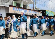 Kafilah Kota Dumai Tampil Memukau di Pawai Ta'aruf MTQ Riau
