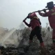 Karhutla Rohil Meluas, Manggala Agni Sekat Api di Rantau Bais