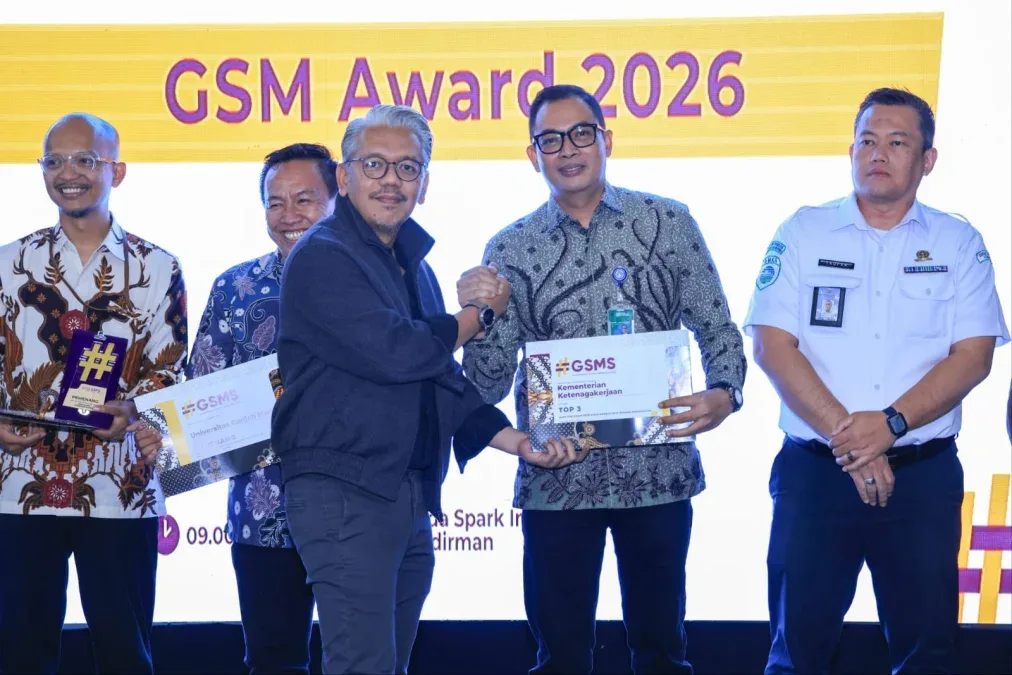 Kemnaker Raih Dua Penghargaan GSMS 2026