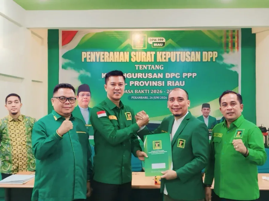 Noli Sugiharto Resmi Pimpin DPC PPP Meranti 2026-2031