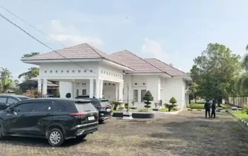 Pengamanan Superketat Rumah Dinas Sekda Kuansing