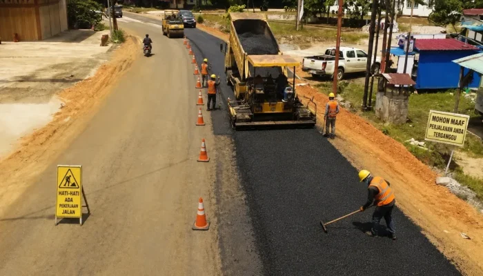 Perbaikan Jalan Simpang Minas Dimulai, Pemprov Riau Gandeng 24 Perusahaan