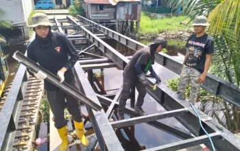 Polda Riau Rampungkan 110 Jembatan Merah Putih Presisi, Akses Warga Makin Mudah