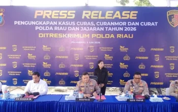 Polda Riau Ungkap 1.333 Kasus Kejahatan Jalanan