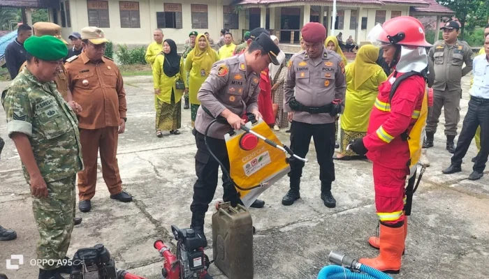 Polsek Tandun dan Stakeholder Gelar Apel Siaga Karhutla, Perkuat Antisipasi Musim Kemarau