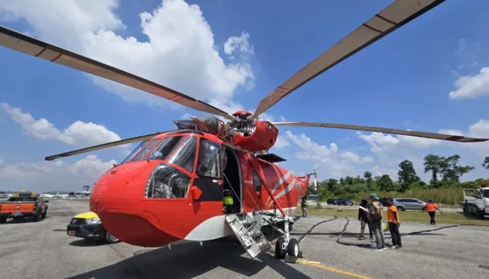 Riau Dapat Tambahan Helikopter Water Bombing, Dua Armada Lagi Menyusul