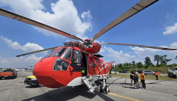 Riau Tambah Dua Helikopter Water Bombing, Armada Penanganan Karhutla Jadi Lima Unit