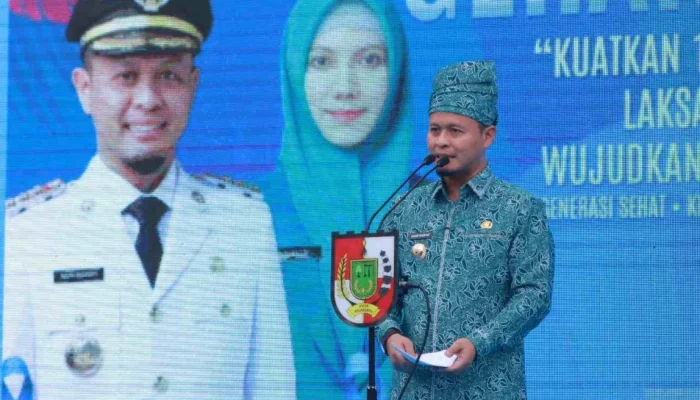 Wako Pekanbaru Minta PKK Jadi Pelopor Kebersihan di Hari Gerak ke-54