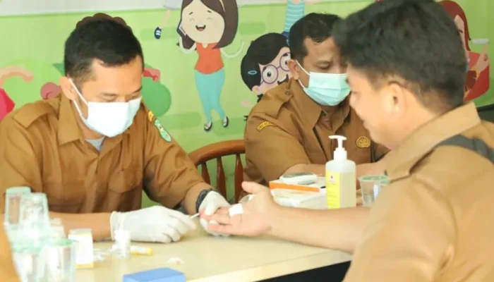 ASN Diskominfo Siak Jalani Cek Kesehatan Gratis, Deteksi Dini Penyakit Jadi Fokus