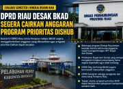 DPRD Riau Desak BKAD Segera Cairkan Anggaran Program Prioritas Dishub