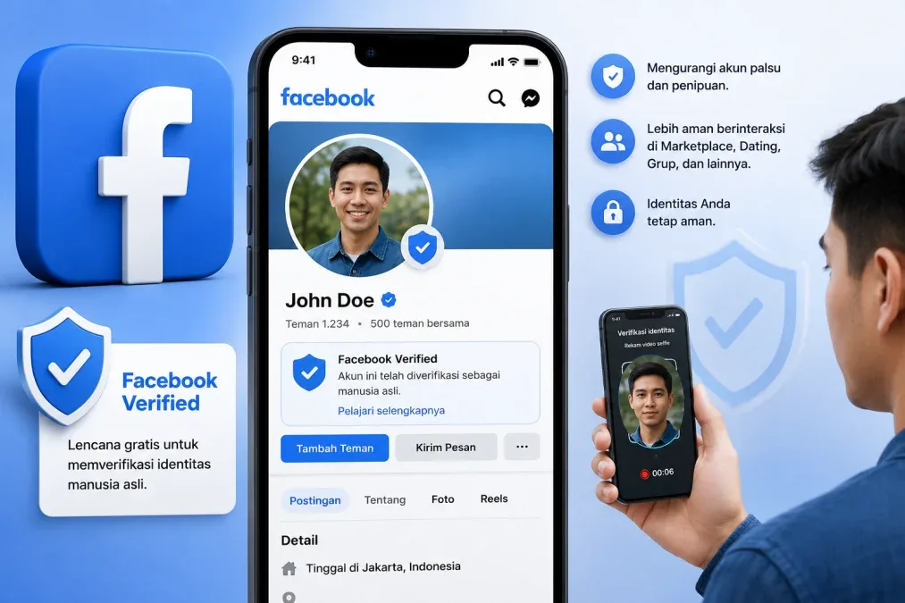 Facebook Verified Resmi Diluncurkan