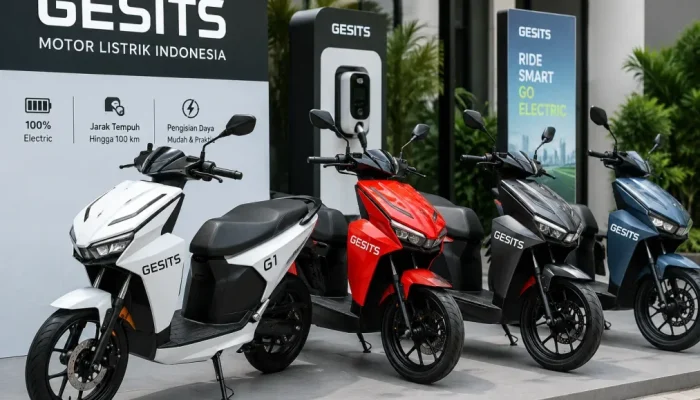 GESITS G1 dan G1 DLX Perkuat Posisi, Motor Listrik Lokal Hadapi Persaingan yang Makin Ketat