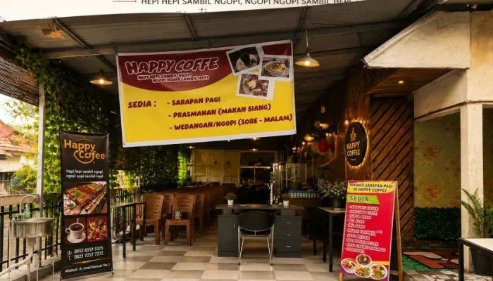 Happy Coffee Resmi Soft Opening di Pekanbaru, Tawarkan Konsep Tiga Waktu dan Menu Unik Teh Cemceman