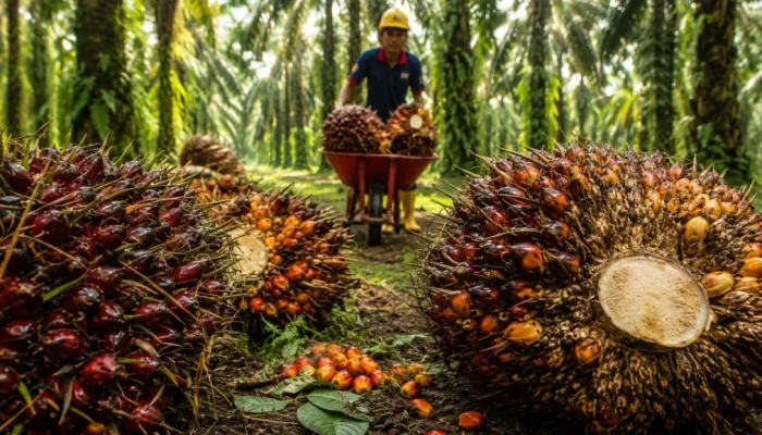 Harga TBS Sawit Riau Tembus Rp3.930 per Kg, Plasma dan Swadaya Kompak Menguat