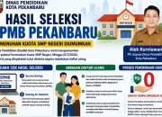Hasil Seleksi SPMB Pekanbaru Diumumkan, Orang Tua Diminta Segera Daftar Ulang