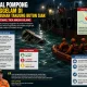 Kapal Pompong Tenggelam di Siak, Tiga Korban Hilang