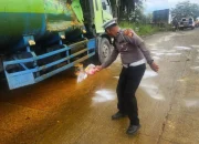 Kecelakaan Truk CPO Beruntun di Jalan Pekanbaru–Duri, Empat Armada Bertabrakan