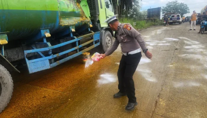 Kecelakaan Truk CPO Beruntun di Jalan Pekanbaru–Duri, Empat Armada Bertabrakan