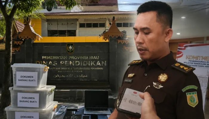 Kejati Riau Sita Tiga Kotak Dokumen dalam Kasus Dugaan Korupsi Proyek AI Disdik Riau Rp9,5 Miliar