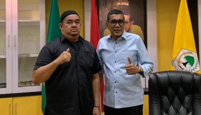Parisman Ihwan Temui Anto Gledor, Upaya Redam Polemik Pascabentrokan di DPRD Riau