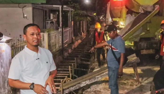 Pemko Pekanbaru Kebut Pembangunan Drainase Jalan Embun Pagi untuk Atasi Banjir