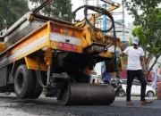 Pemko Pekanbaru Kebut Pengaspalan Jalan