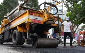 Pemko Pekanbaru Kebut Pengaspalan Jalan