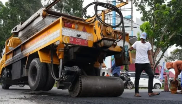 Pemko Pekanbaru Kebut Pengaspalan Jalan, 23 Kilometer Ruas Jalan Rampung Dikerjakan