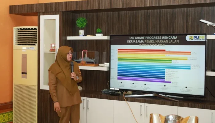 Bupati Siak Gandeng Perusahaan Percepat Perbaikan Jalan KITB Sungai Rawa Sepanjang 6,4 Km