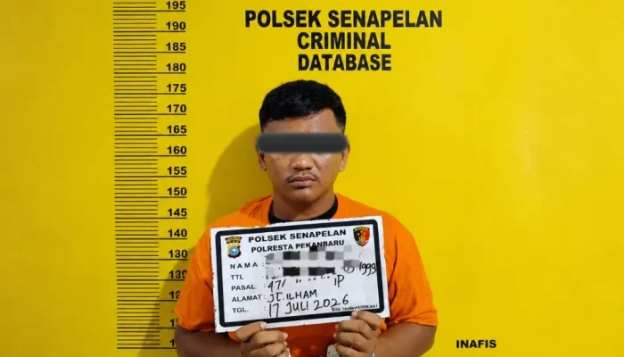 Polsek Senapelan Tangkap Terduga Pencuri Motor, Diduga Beraksi di 16 TKP Pekanbaru