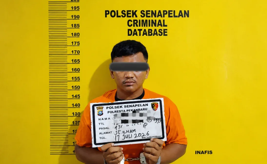 Polsek Senapelan Tangkap Terduga Pencuri Motor