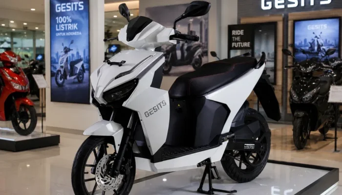Spesifikasi GESITS G1: Motor Listrik 2.000 Watt, Jarak Tempuh 50 Km