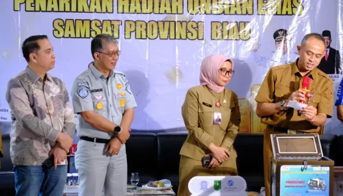 Undian Emas Samsat Riau Tahap II Digelar, 136 Ribu Wajib Pajak Berpeluang Raih Motor dan Logam Mulia