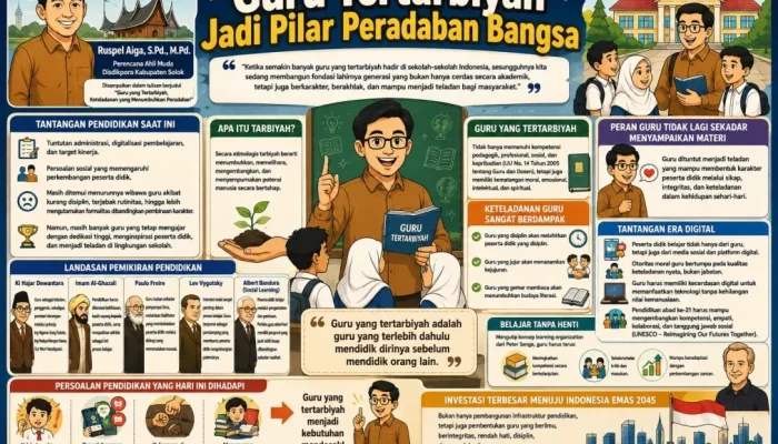 Guru Tertarbiyah Jadi Pilar Peradaban Bangsa