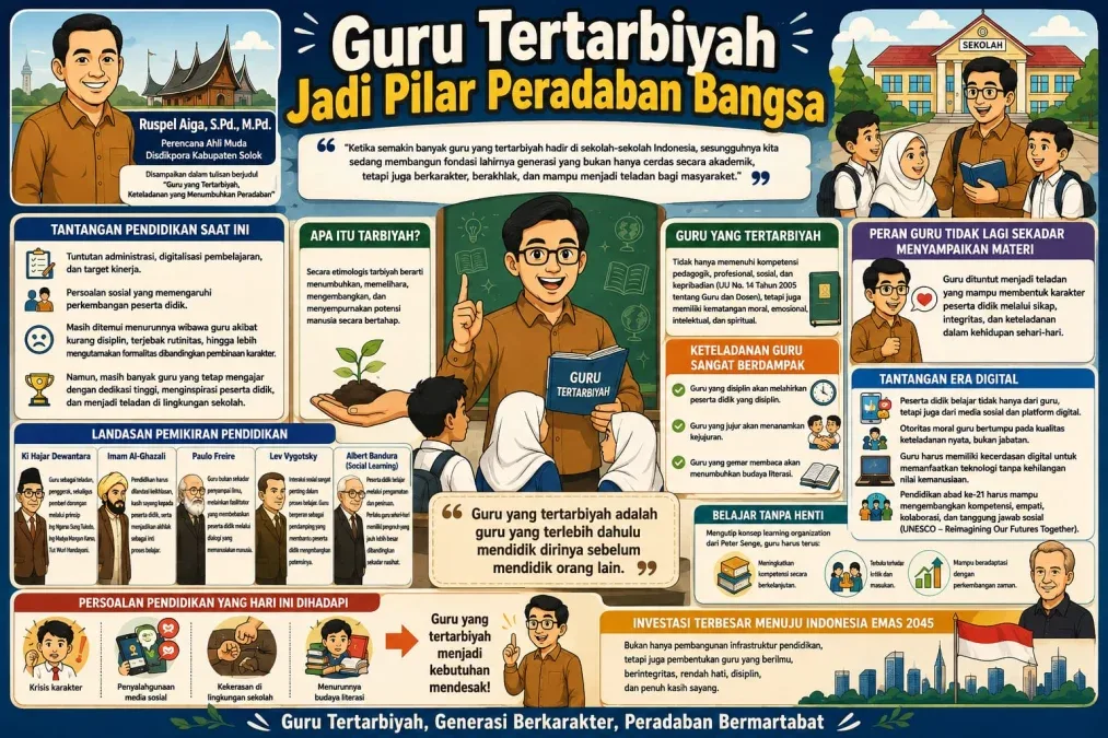 Guru Tertarbiyah Jadi Pilar Peradaban Bangsa