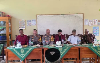Semangat Pengabdian di Pekon Banyuwangi Kabupaten Pringsewu, Polres dan IMM Hadir Bawa Bantuan untuk Pelajar