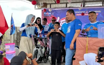 Lomba Rakyat Demokrat Pekanbaru Meriah, Warga Dapat Layanan Gratis