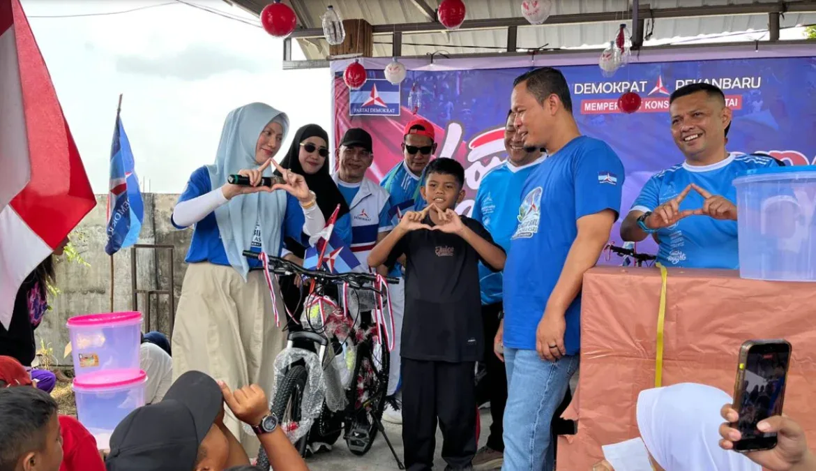 Lomba Rakyat Demokrat Pekanbaru Meriah, Warga Antusias