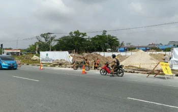 Pembangunan Simpang Arifin Ahmad-Sudirman Capai 23 Persen, Ditargetkan Beroperasi Akhir 2026
