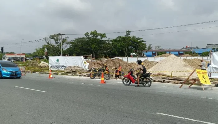 Pembangunan Simpang Arifin Ahmad-Sudirman Capai 23 Persen, Ditargetkan Beroperasi Akhir 2026