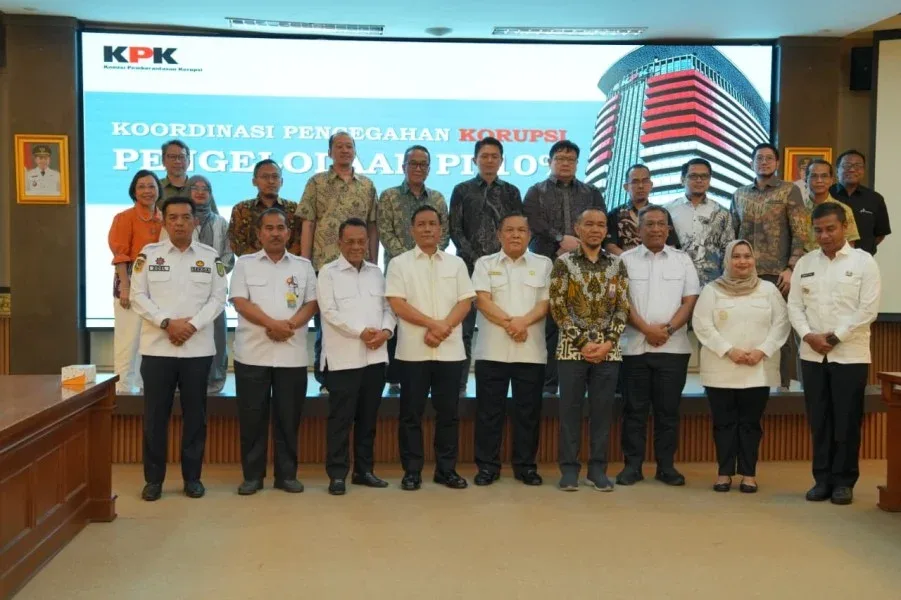 KPK Evaluasi PI 10 Persen Migas, Bupati Rohil Hadir