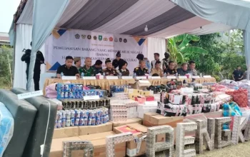 Bea Cukai Bengkalis Musnahkan Barang Ilegal Rp5,9 Miliar