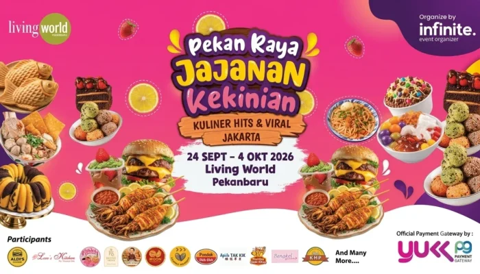 Event Kuliner dari Jakarta Hadir di Living World Pekanbaru, Suguhkan Jajanan Viral