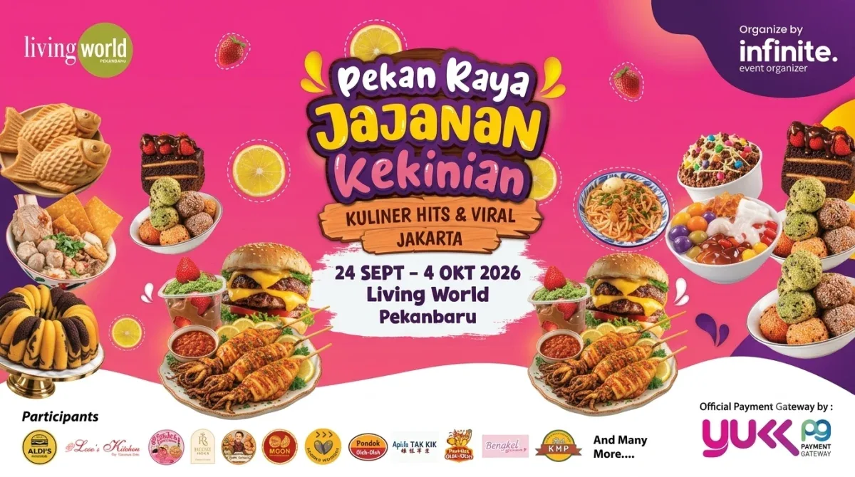 Event Kuliner dari Jakarta di Living World Pekanbaru, Hadirkan Jajanan Viral